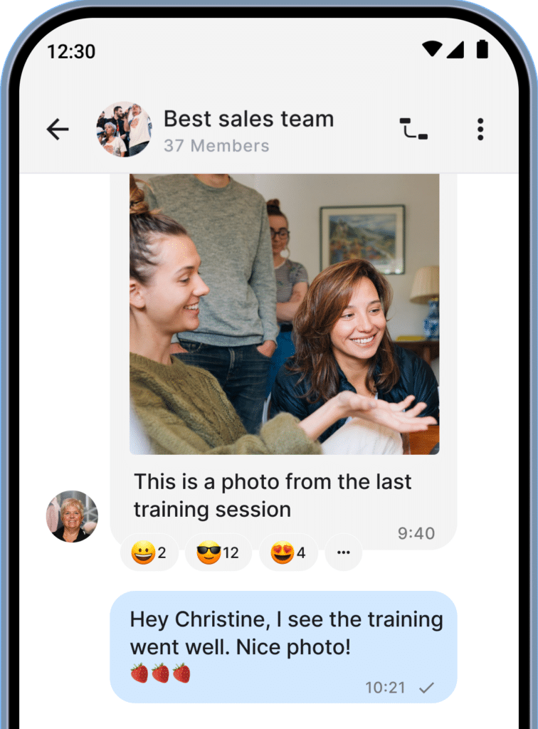Chat d'équipe chiffré suite collaborative souveraine France