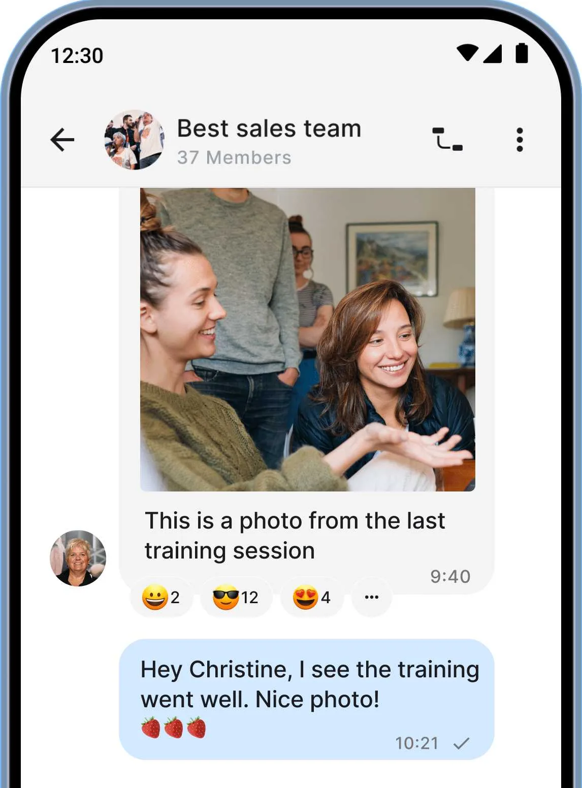 App Chat mobile Skuria