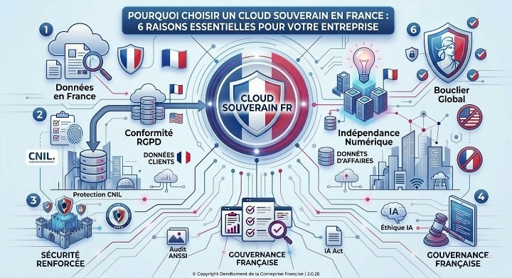 Pourquoi choisir un cloud souverain France — guide Skuria