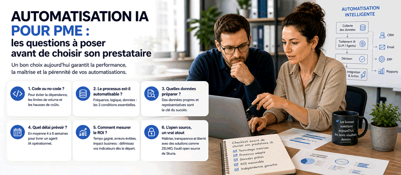 Automatisation IA pour PME : questions clés