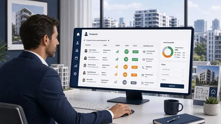 IA Immobilier : automatiser prospection et gestion locative