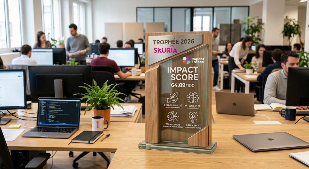 Skuria obtient le label Mouvement Impact France — score d'impact social et environnemental