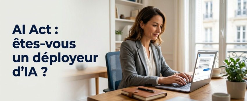 AI Act : depuis le 2 août 2026, votre entreprise est un « déployeur » d’IA. Ce que ça change