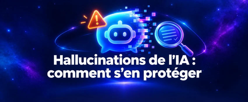 Hallucinations de l&rsquo;IA : pourquoi elle invente, et comment vous protéger