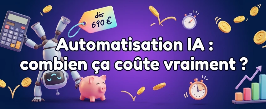 Combien coûte l&rsquo;automatisation IA pour une PME en 2026 ? Prix, budget et ROI